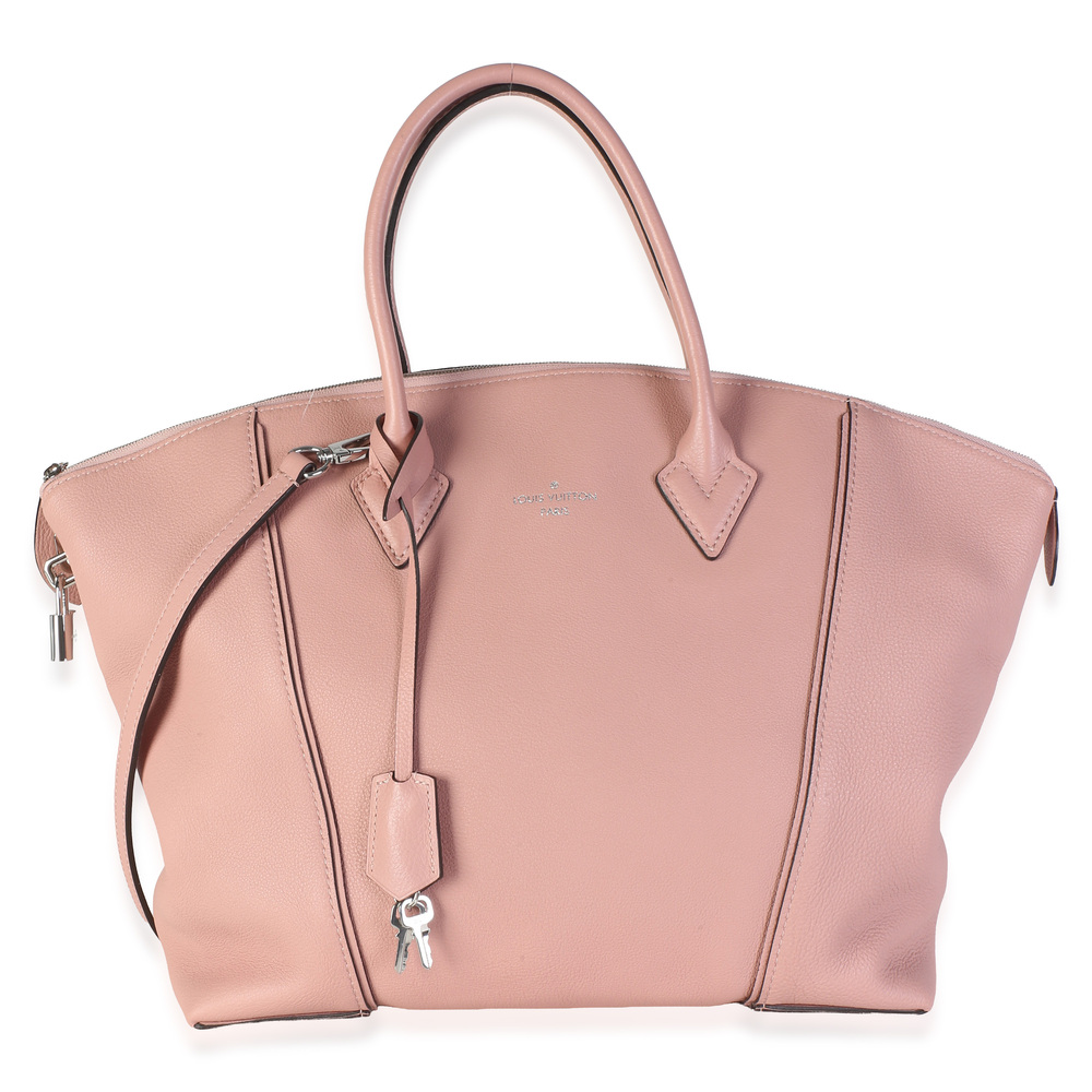 Louis Vuitton Magnolia Pink Soft Taurillon Lockit MM
